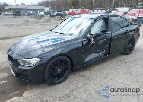 2015 BMW 328I xDrive из США, поврежденный, VIN WBA3B5G54FNS12740